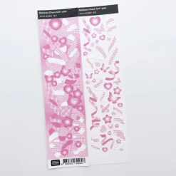 Rainbow Check Confetti Slim Sticker