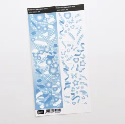 Rainbow Check Confetti Slim Sticker