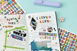 Rainbow Typo Alphabet Sticker