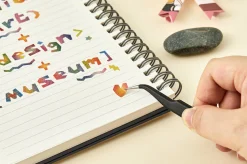 Rainbow Typo Alphabet Sticker