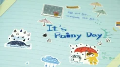 Rainy Day Deco Sticker