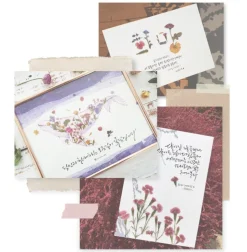Rapeseed Pressed Flower Sticker