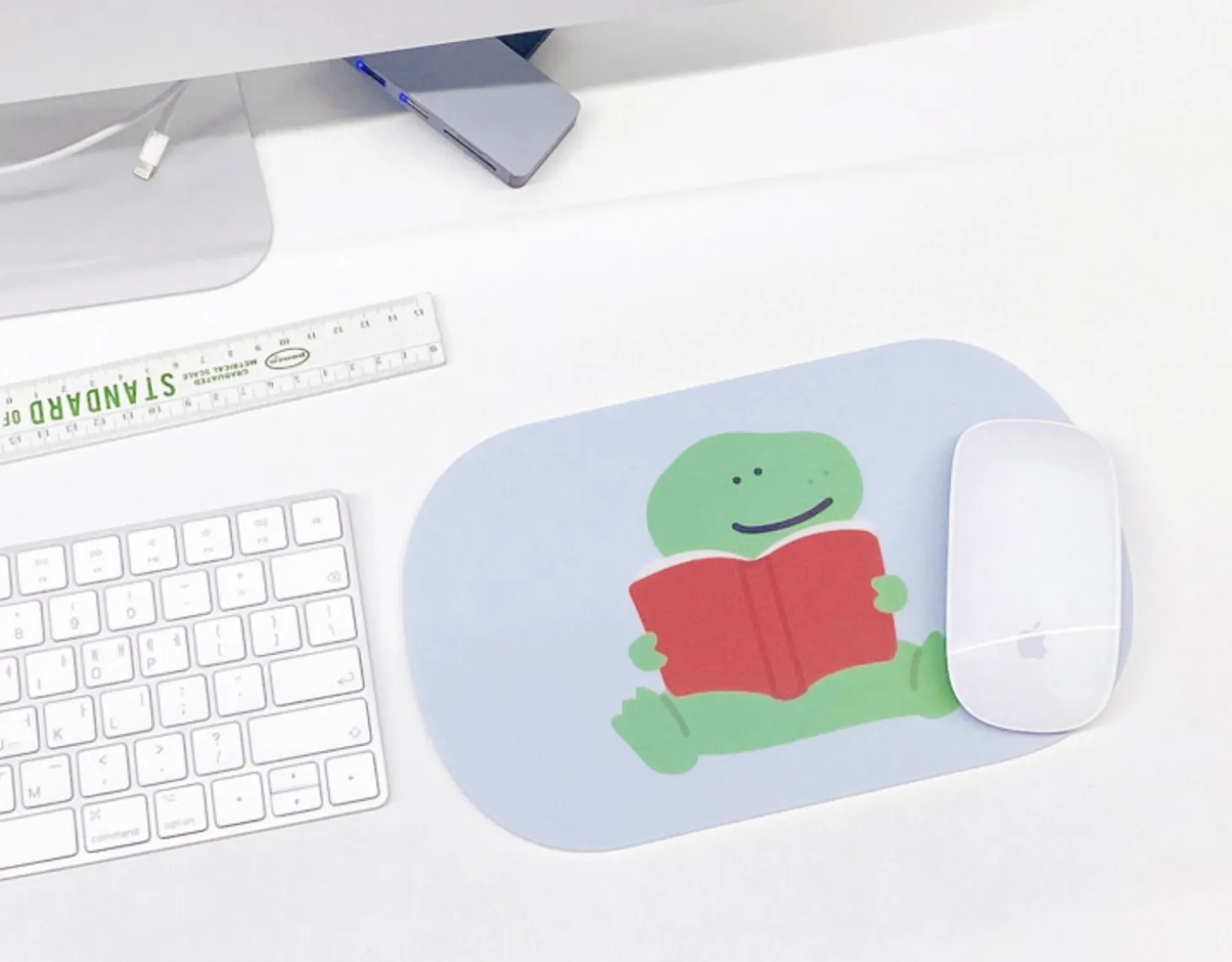 Reading Dino Mouse Pad