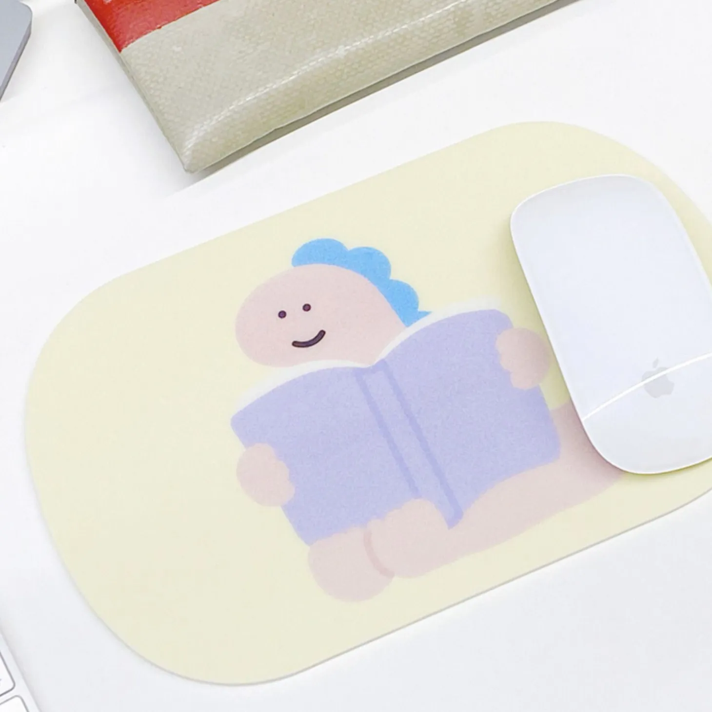 Reading Dino Mouse Pad