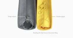 Reading Pet Zip Closure Document Bag