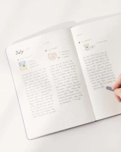 Record B5 Hardcover Lined Notebook