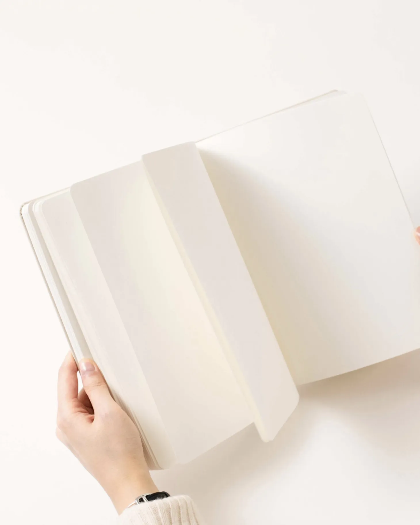 Record B5 Hardcover Plain Notebook