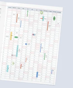 2026 Record On A4 Monthly Planner