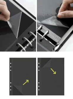 Record On 6 Ring A5 Sticker&Photo Pocket Refill