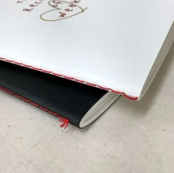 Red Stitched Weekly Planner