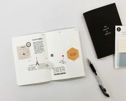 Red Stitched Weekly Planner
