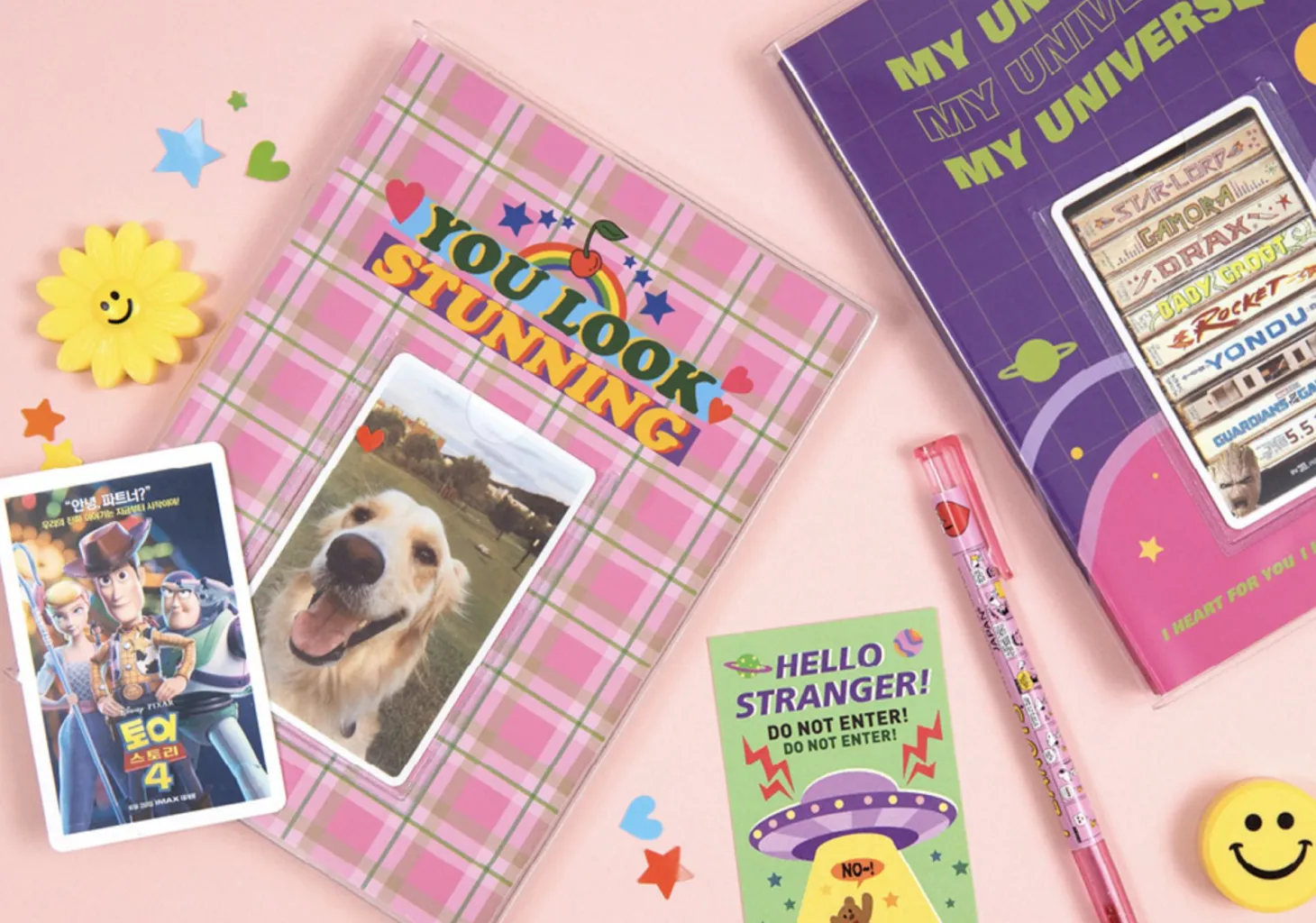 Retro Kitsch Pocket Lined Notebook