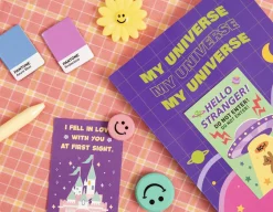 Retro Kitsch Pocket Lined Notebook