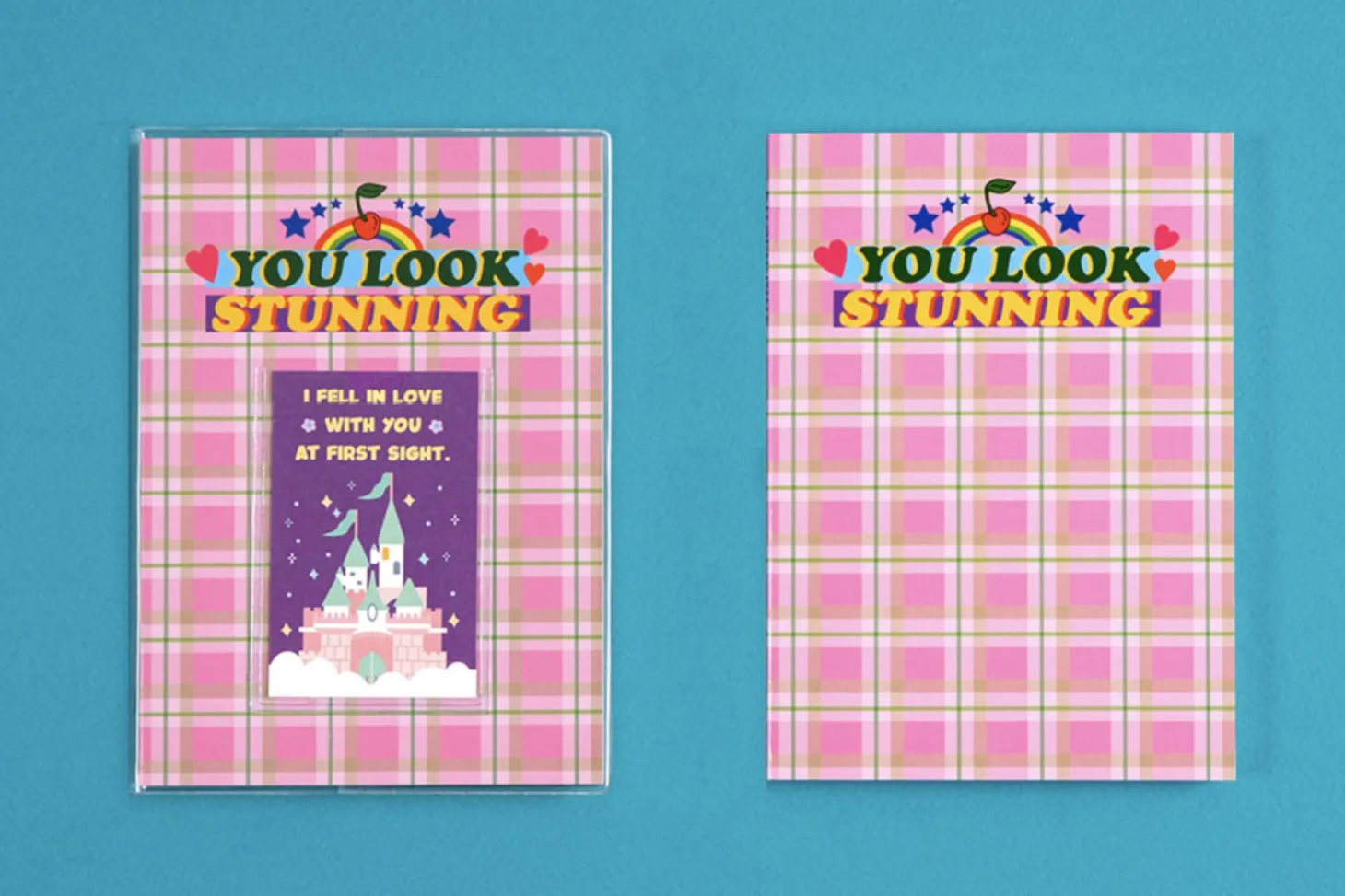 Retro Kitsch Pocket Lined Notebook