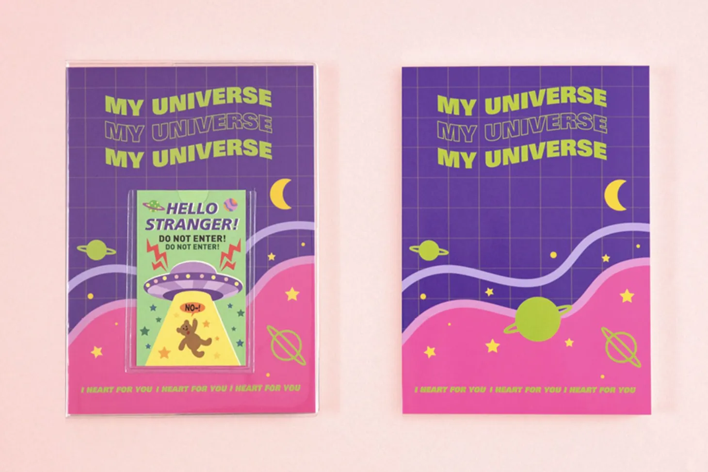 Retro Kitsch Pocket Lined Notebook
