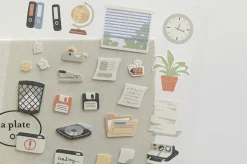 Retro Office Deco Sticker