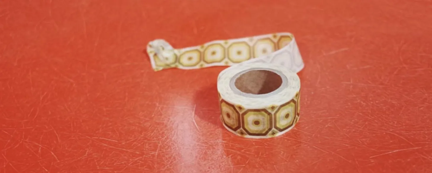 Retro Pattern Masking Tape
