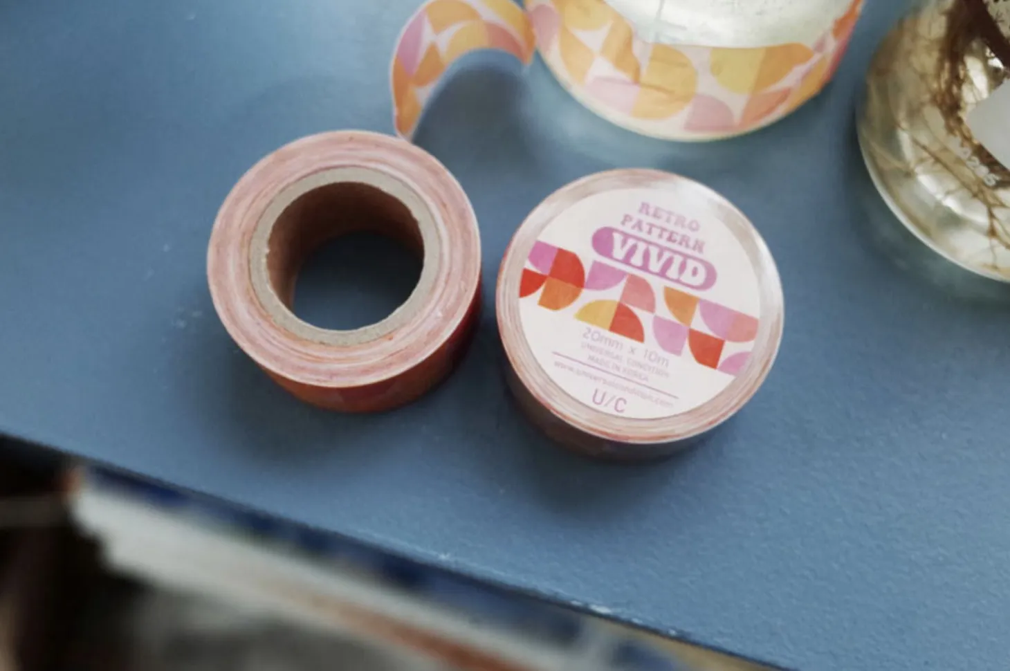 Retro Pattern Masking Tape
