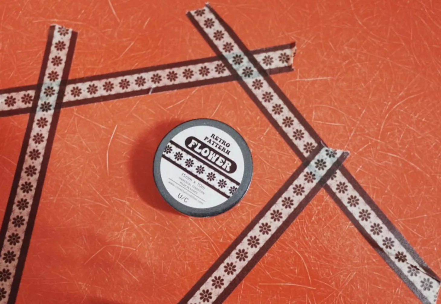Retro Pattern Masking Tape