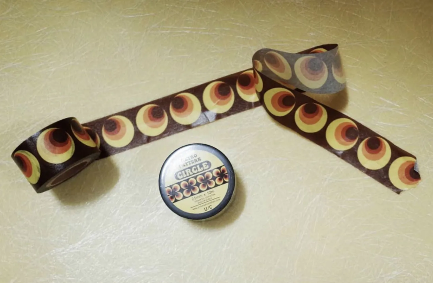 Retro Pattern Masking Tape