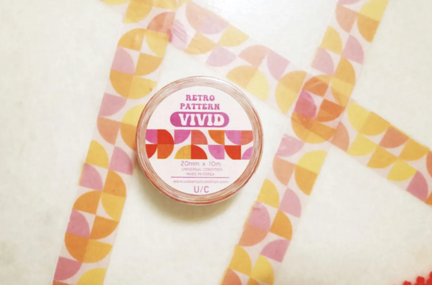 Retro Pattern Masking Tape