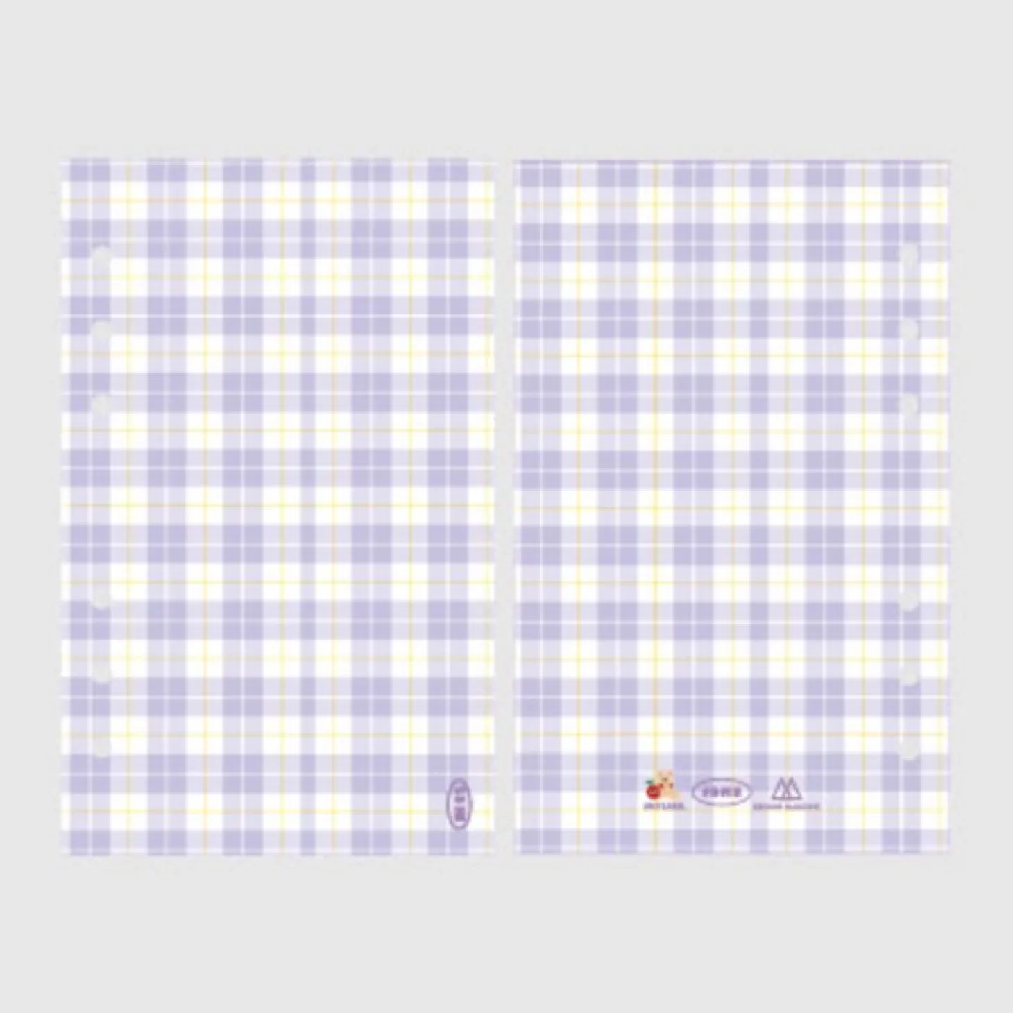 Retro 6 Ring A6 Cover Paper Refill