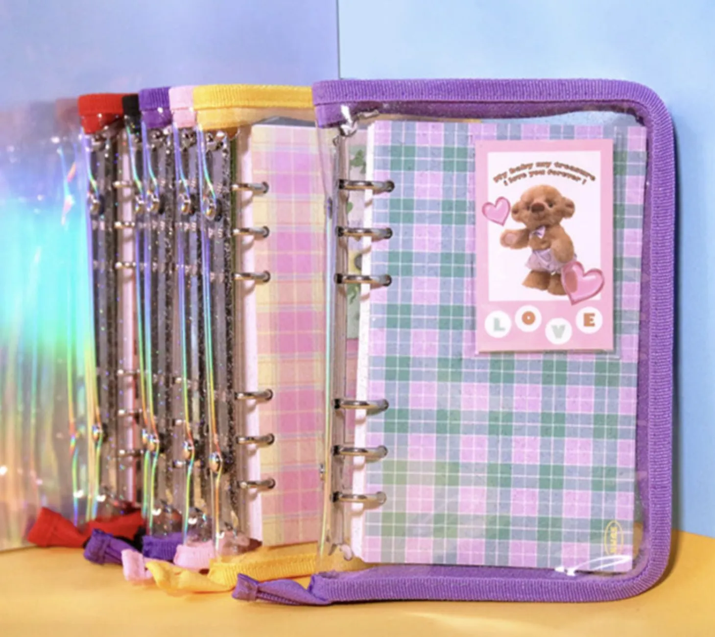 Retro 6 Ring A6 Cover Paper Refill