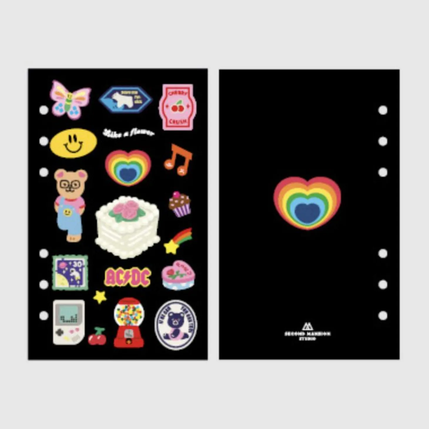 Retro 6 Ring A6 Cover Paper Refill