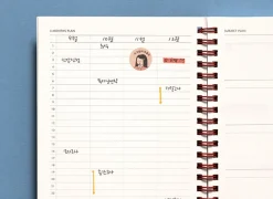 Retro Spiral Study Planner