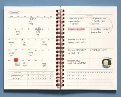 Retro Spiral Study Planner