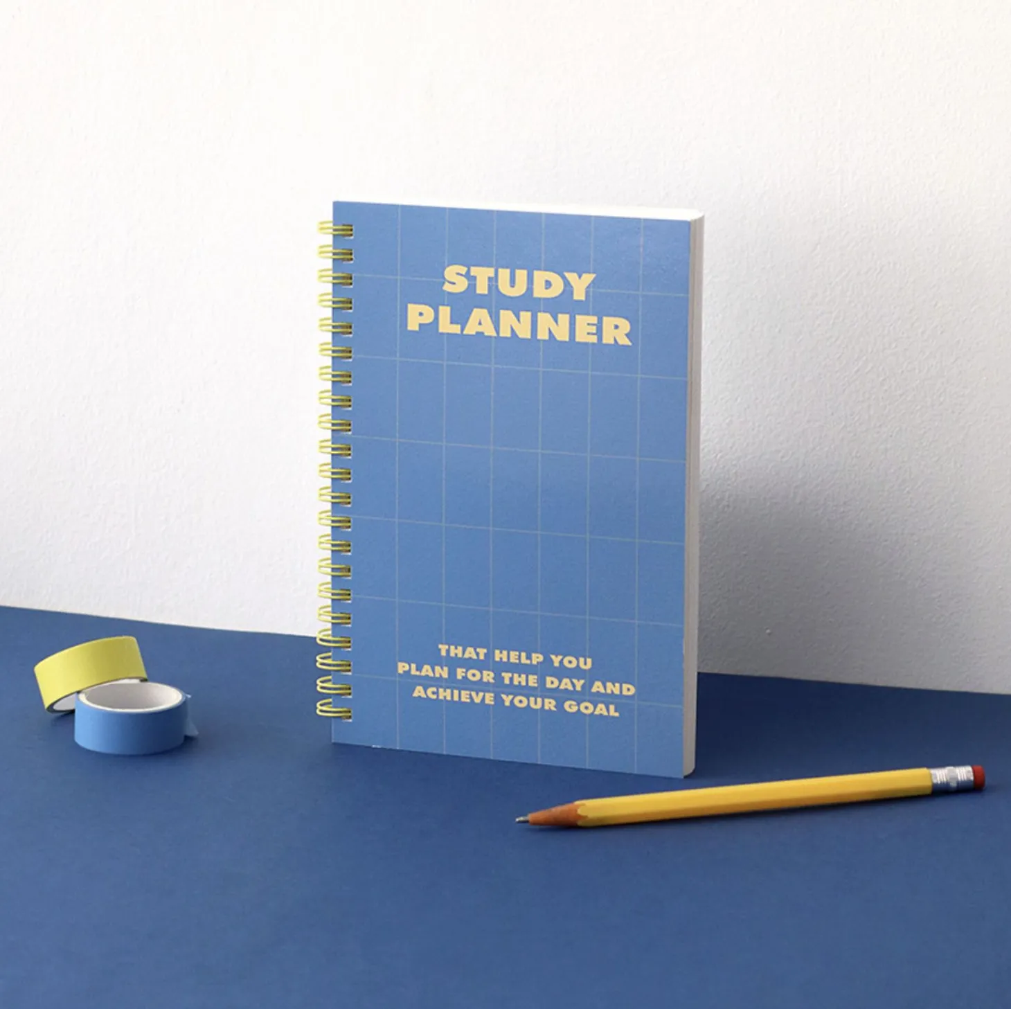 Retro Spiral Study Planner