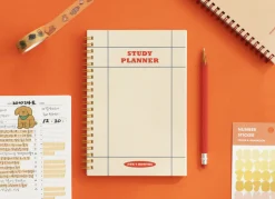Retro Spiral Study Planner