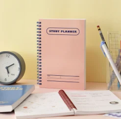 Retro Spiral Study Planner