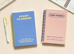 Retro Spiral Study Planner