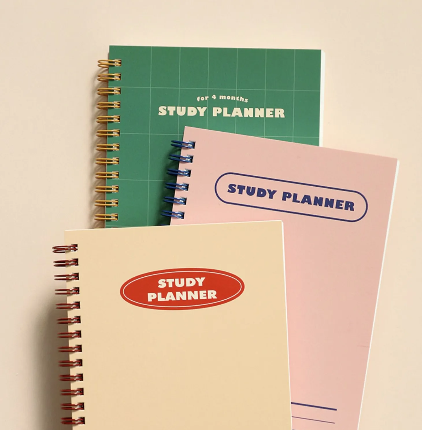 Retro Spiral Study Planner
