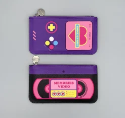 Retro Themed Slim Pouch
