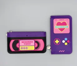 Retro Themed Slim Pouch