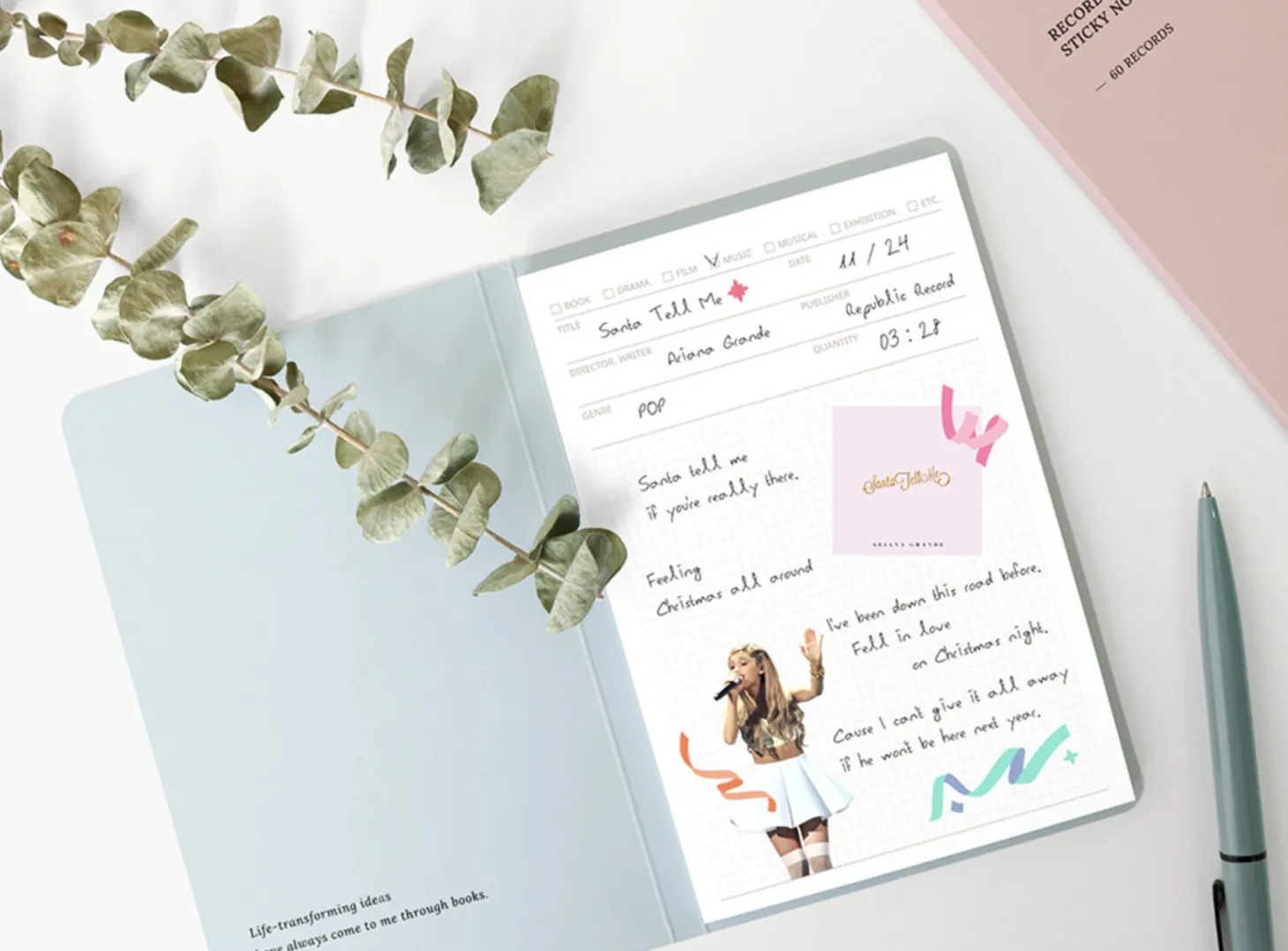 Review Recording Sticky Note