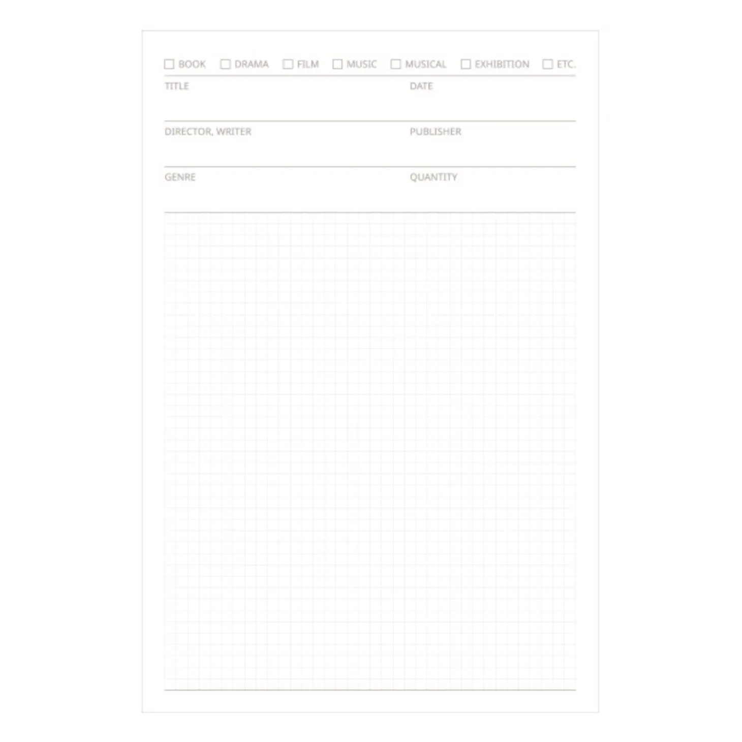 Review Recording Sticky Note