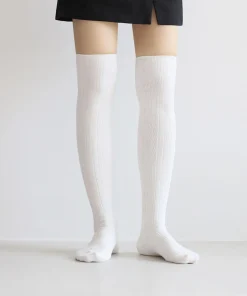 Ribbed Over The Knee Women Socks