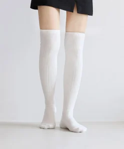 Ribbed Over The Knee Women Socks