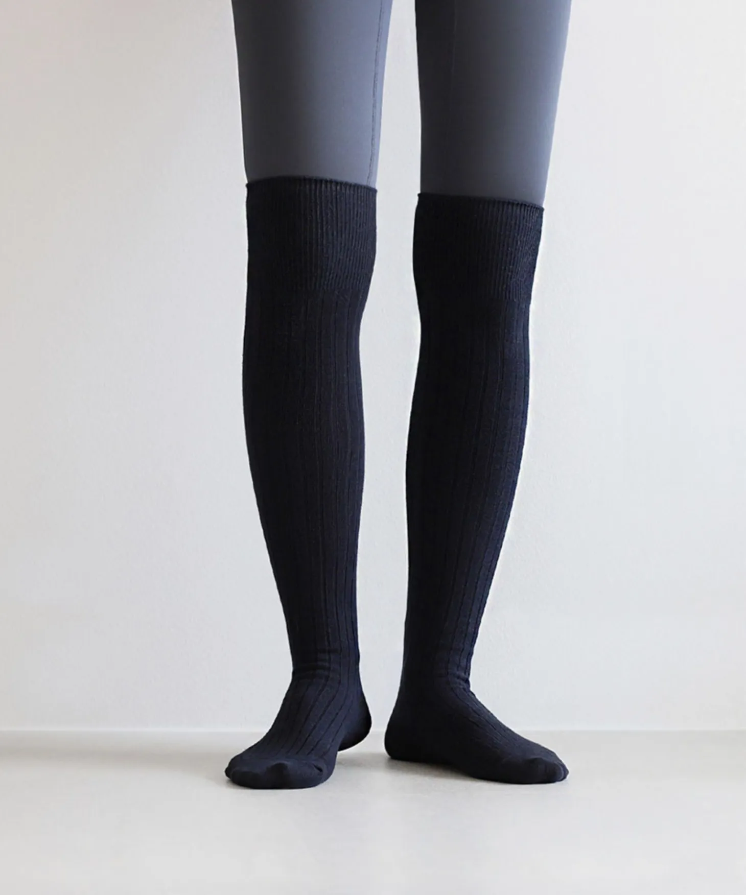 Ribbed Over The Knee Women Socks