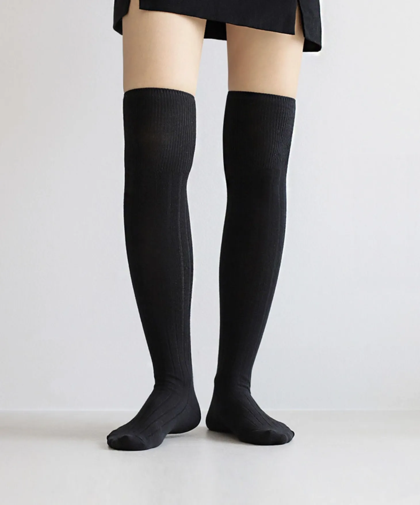Ribbed Over The Knee Women Socks