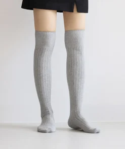 Ribbed Over The Knee Women Socks