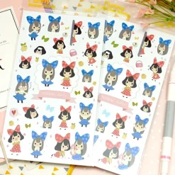 Ribbon Girls Deco Sticker