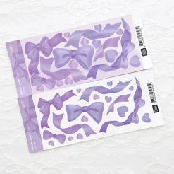 Ribbon Heart Slim Sticker