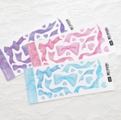Ribbon Heart Slim Sticker