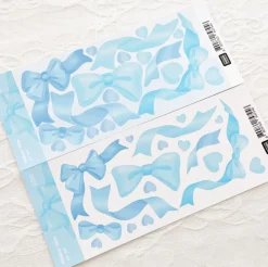 Ribbon Heart Slim Sticker