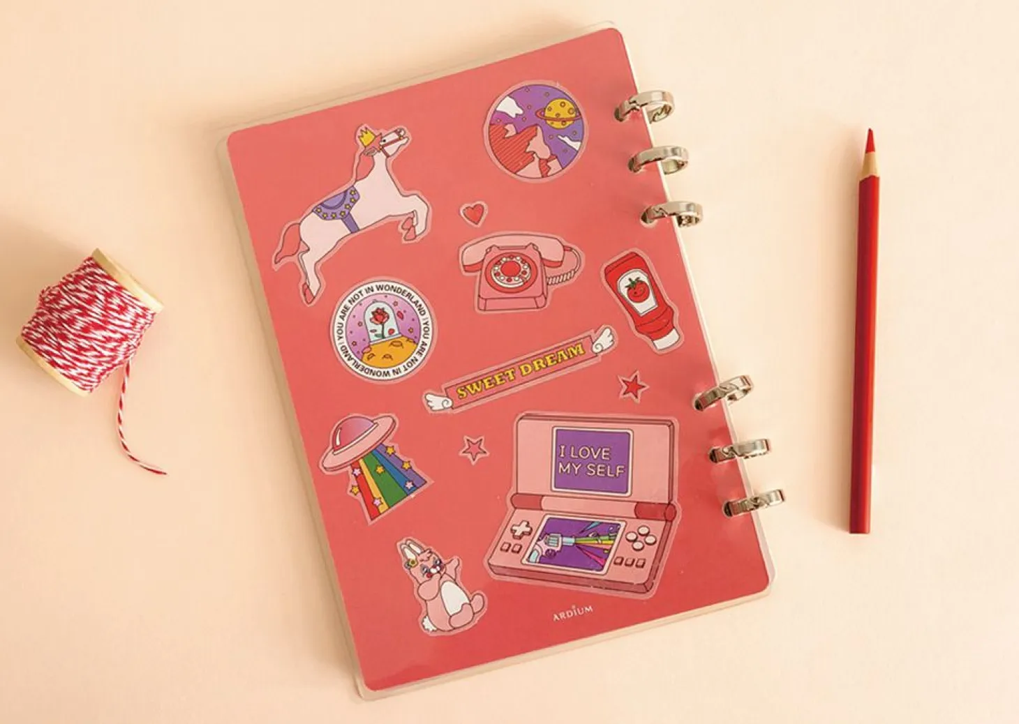 6 Ring A5 Cover Paper Refill