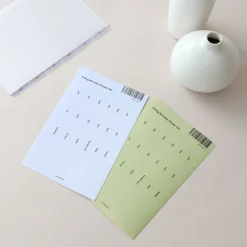6 Ring A5 Index Sticker Set